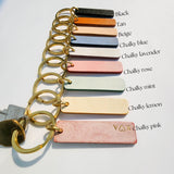 Personalized Leather Handmade  Leather Keychain Tag-Sereniikey