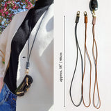 Personalized Leather Handmade  Leather Lanyard Necklace-Sereniikey