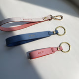 Personalized Leather Handmade  LOOP LEATHER KEY STRAP-Sereniikey