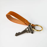 Personalized Leather Handmade  LOOP LEATHER KEY STRAP-Sereniikey