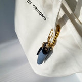 Personalized Leather Handmade  BRASS CARABINER CLIP-Sereniikey