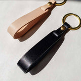 Personalized Leather Handmade  LOOP KEY HOLDER-Sereniikey