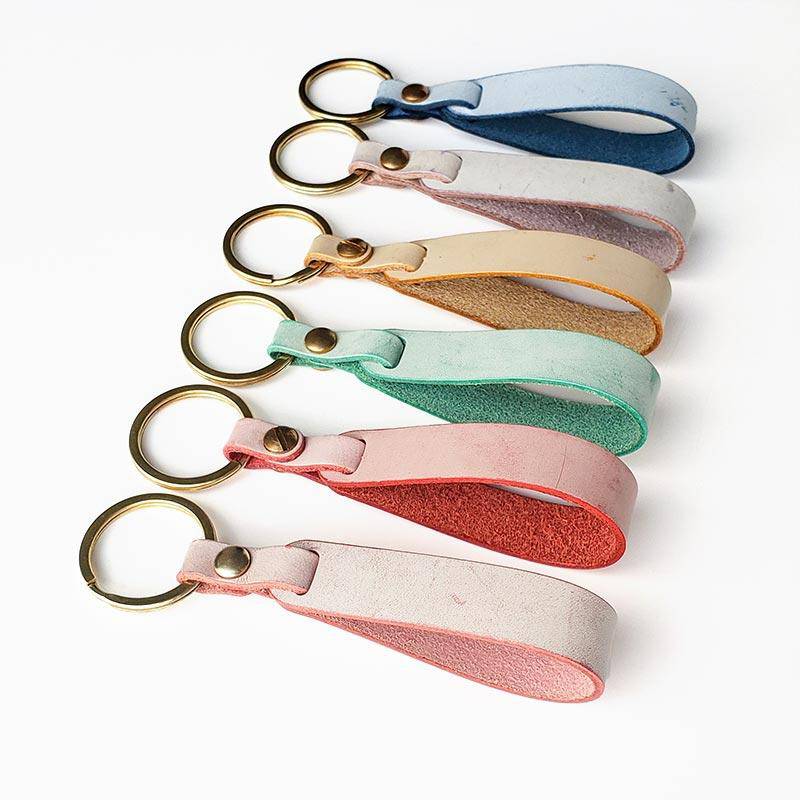 Key Holder | White Saffiano | Key Case | Pouch | Embossed | Customized | Personalized Handmade Leather | Made to Order