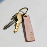 Leather Keychain Tag