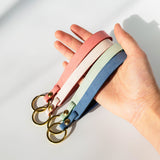 Personalized Leather Handmade  Wristlet Key Holder-Sereniikey