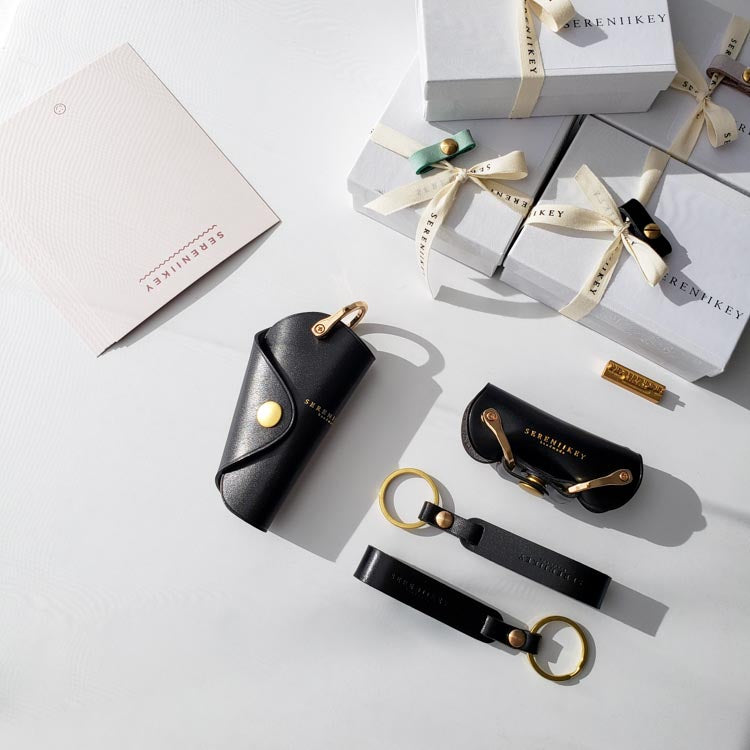 Personalized Leather Handmade  Key Organizer Gift Set-Sereniikey
