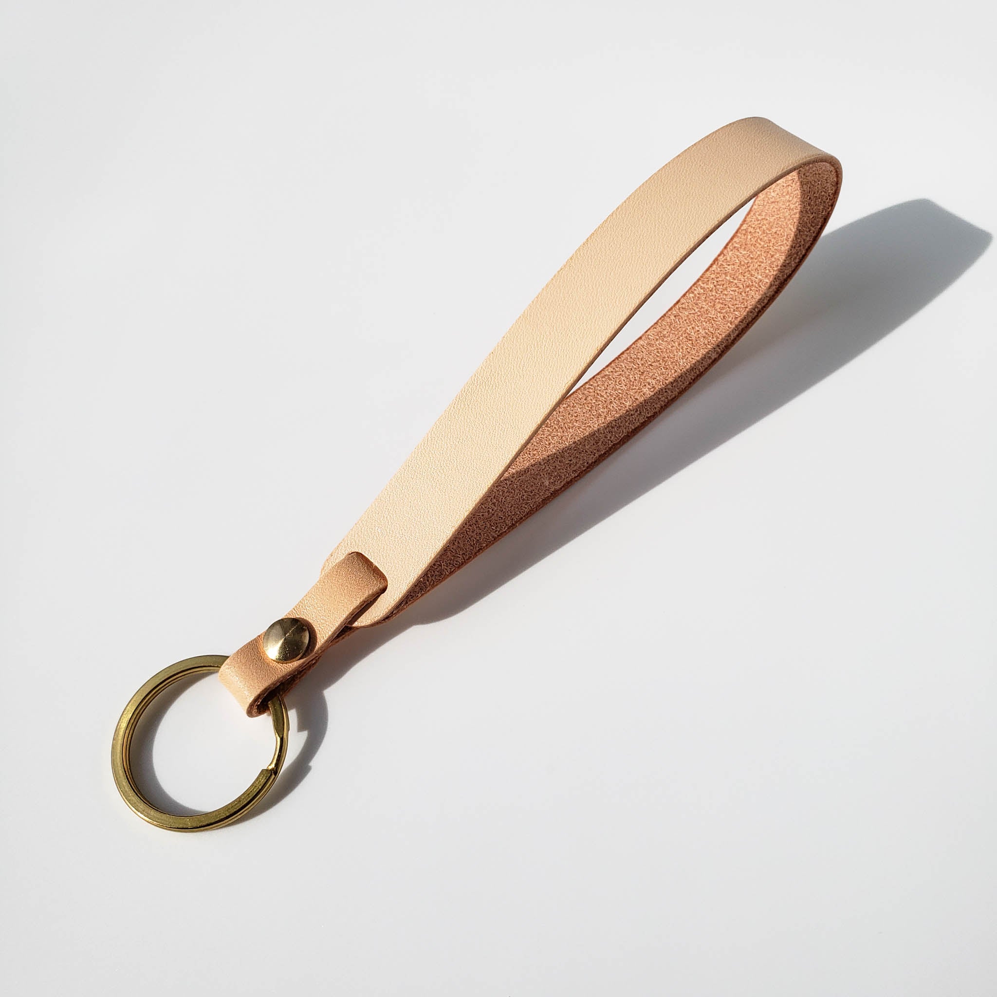 Personalized Leather Handmade  Loop Leather Key Wristlet-Sereniikey