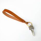 Personalized Leather Handmade  Loop Leather Key Wristlet-Sereniikey