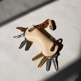 Personalized Leather Handmade  Ladybug Key Organizer-Sereniikey